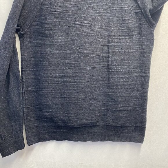 J.CREW/JEANS Slim Knit Long Sleeve Crew Neck Pullover Sweater Men Charcoal Used - Picture 14 of 16